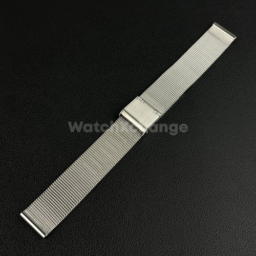 Silver milanese mesh watch - mesh,