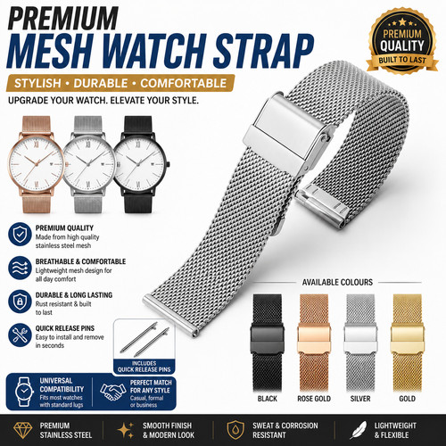 Stainless steel milanese mesh - stainless,