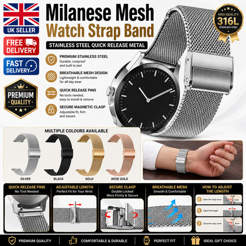 Milanese mesh watch - milanese, strap