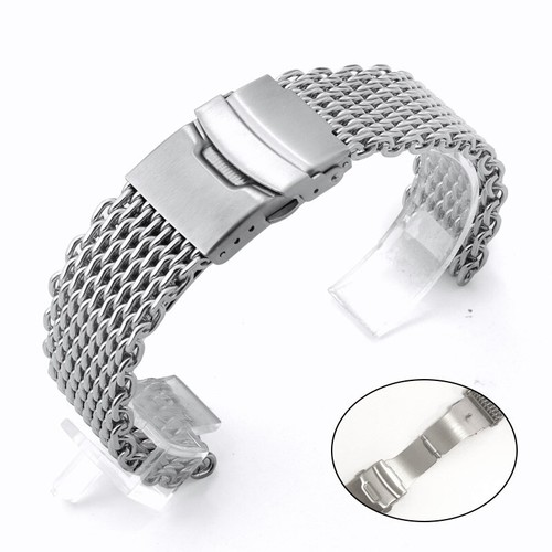 Premium stainless steel watch - steel,