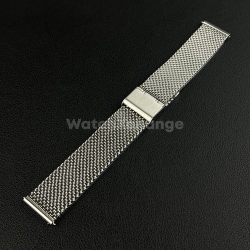 Silver milanese mesh watch - mesh,