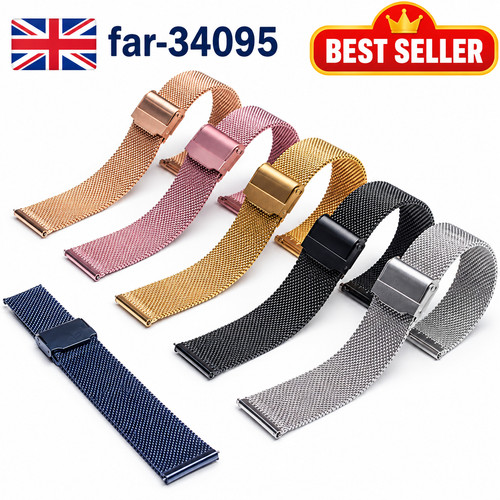 Stainless steel milanese watch - steel,