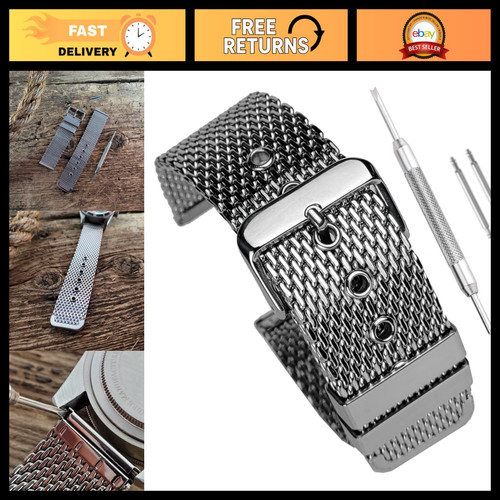 Milanese mesh watch - band, 18mm