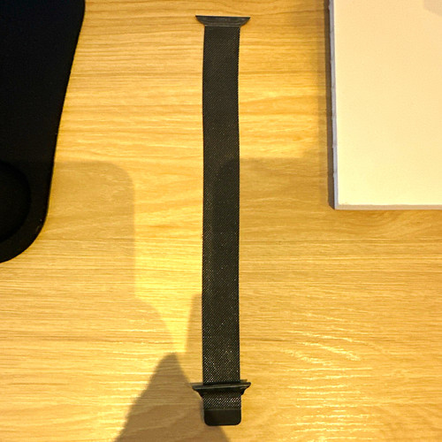 Black stainless steel milanese - black,