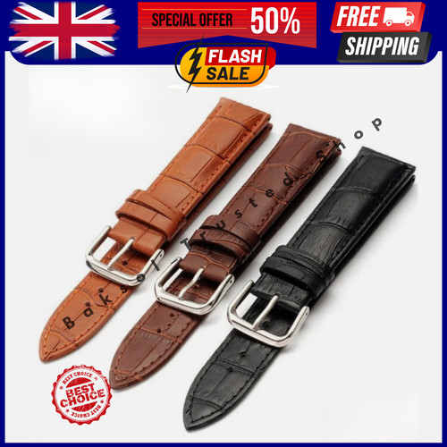Mens genuine leather watch - genuine,