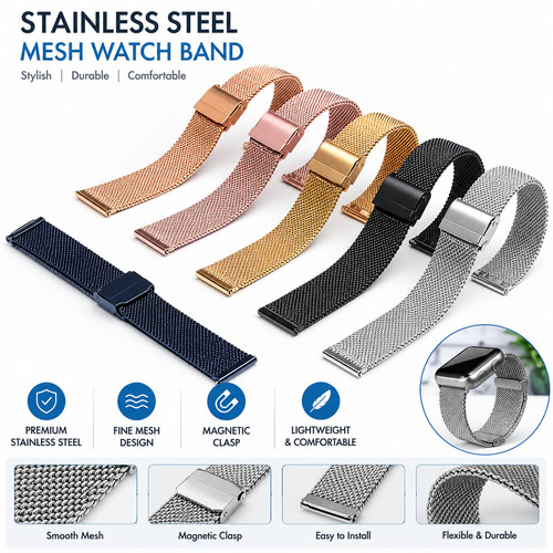 Stainless steel milanese - stainless,
