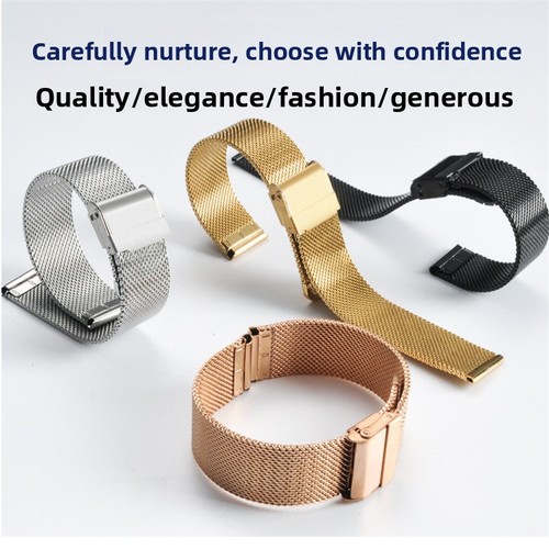 Milanese double safety buckle