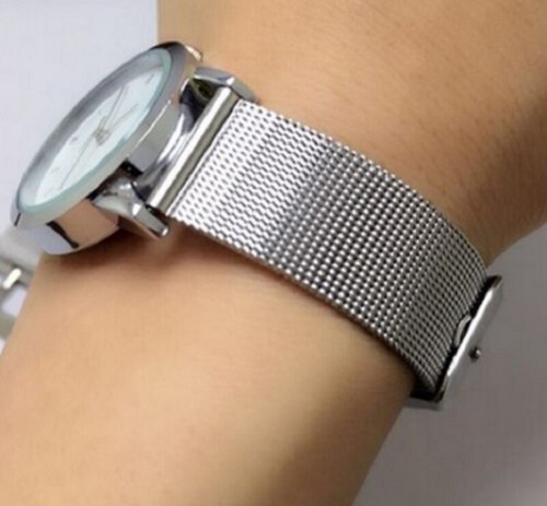 Silver milanese mesh stainless - mesh,