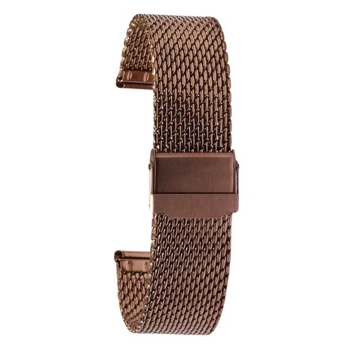 Bronze colour mesh watch - bronze,