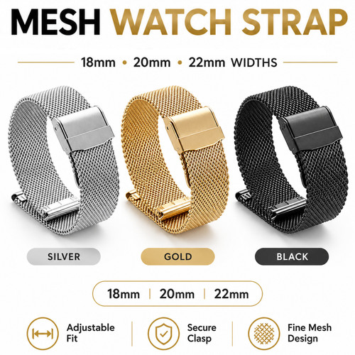 New 24mm stainless steel - stainless,